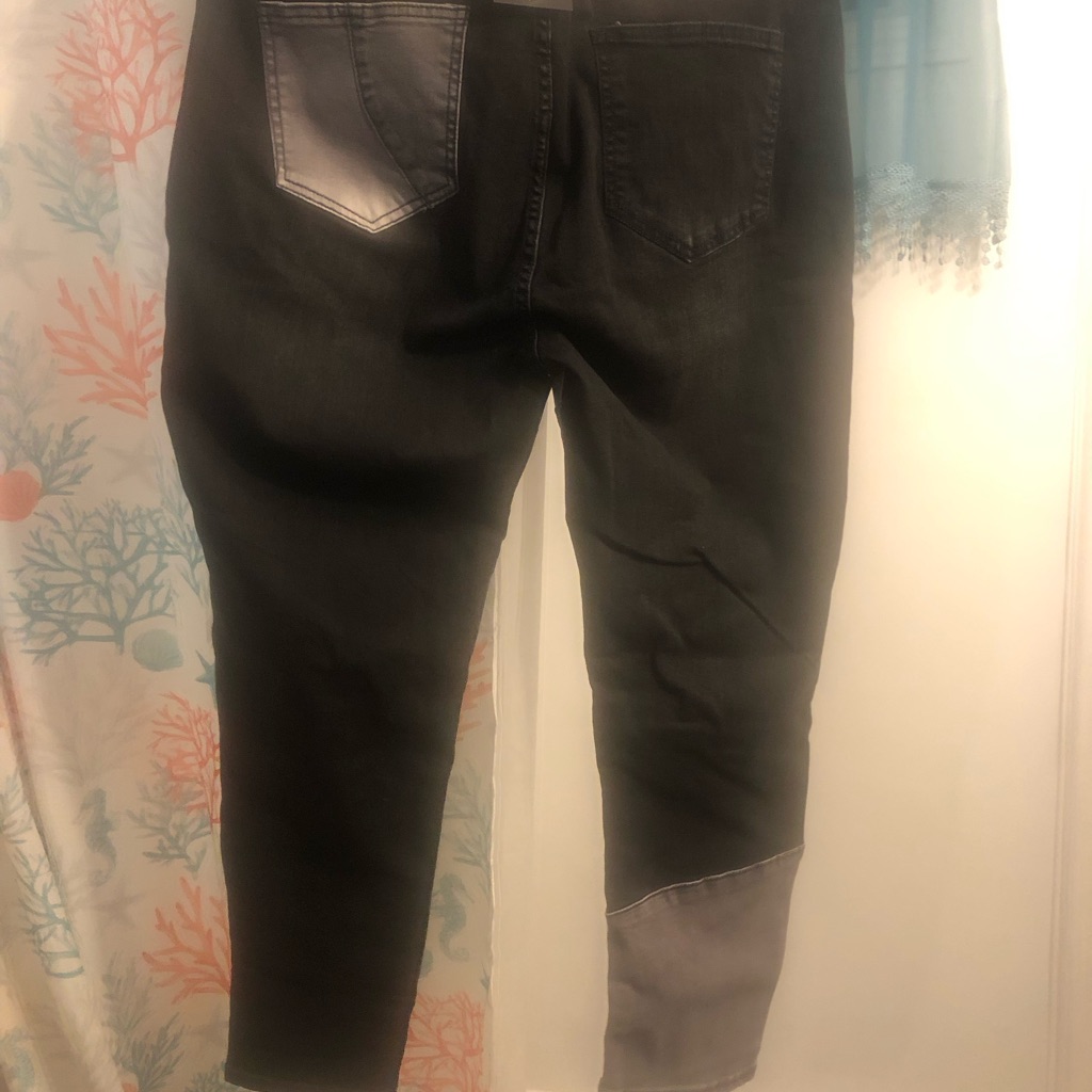 Patchwork Skinny Jean